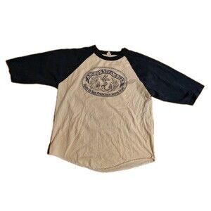 Vintage Anchor  Steam Beer raglan t-shirt Rare San Francisco Craft Beer
